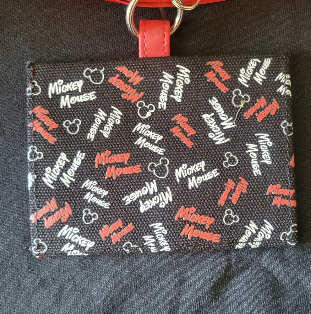 Mickey Mouse Disney Lanyard/ID Cardholder, NWT